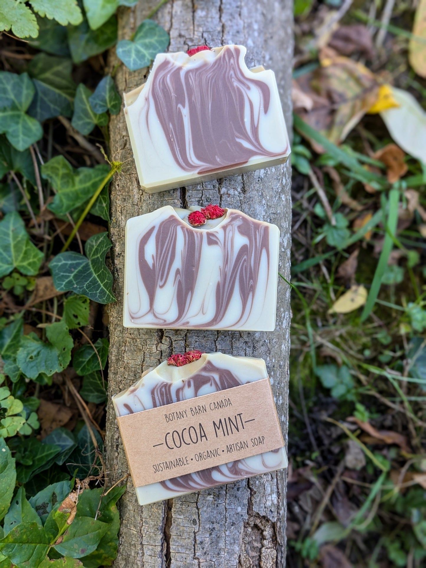 Natural Soap | COCOA MINT - Peppermint & Vanilla Holiday Soap