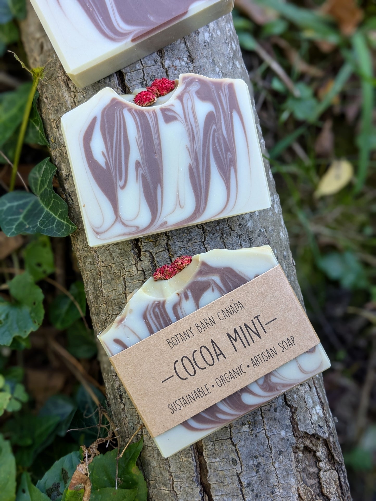 Natural Soap | COCOA MINT - Peppermint & Vanilla Holiday Soap