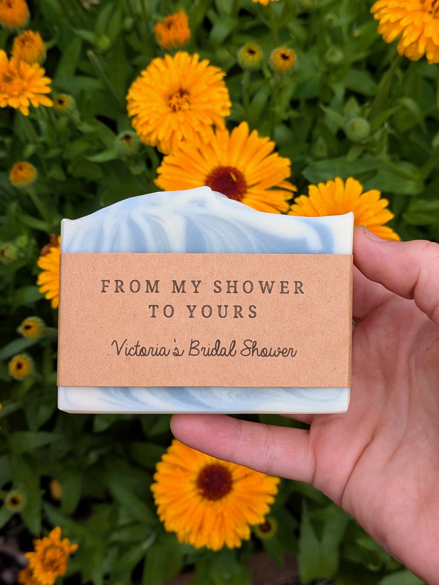 Soap Favors | Blue & Cream Coloured Soaps for Weddings, Baby Showers, Bridal Showers
