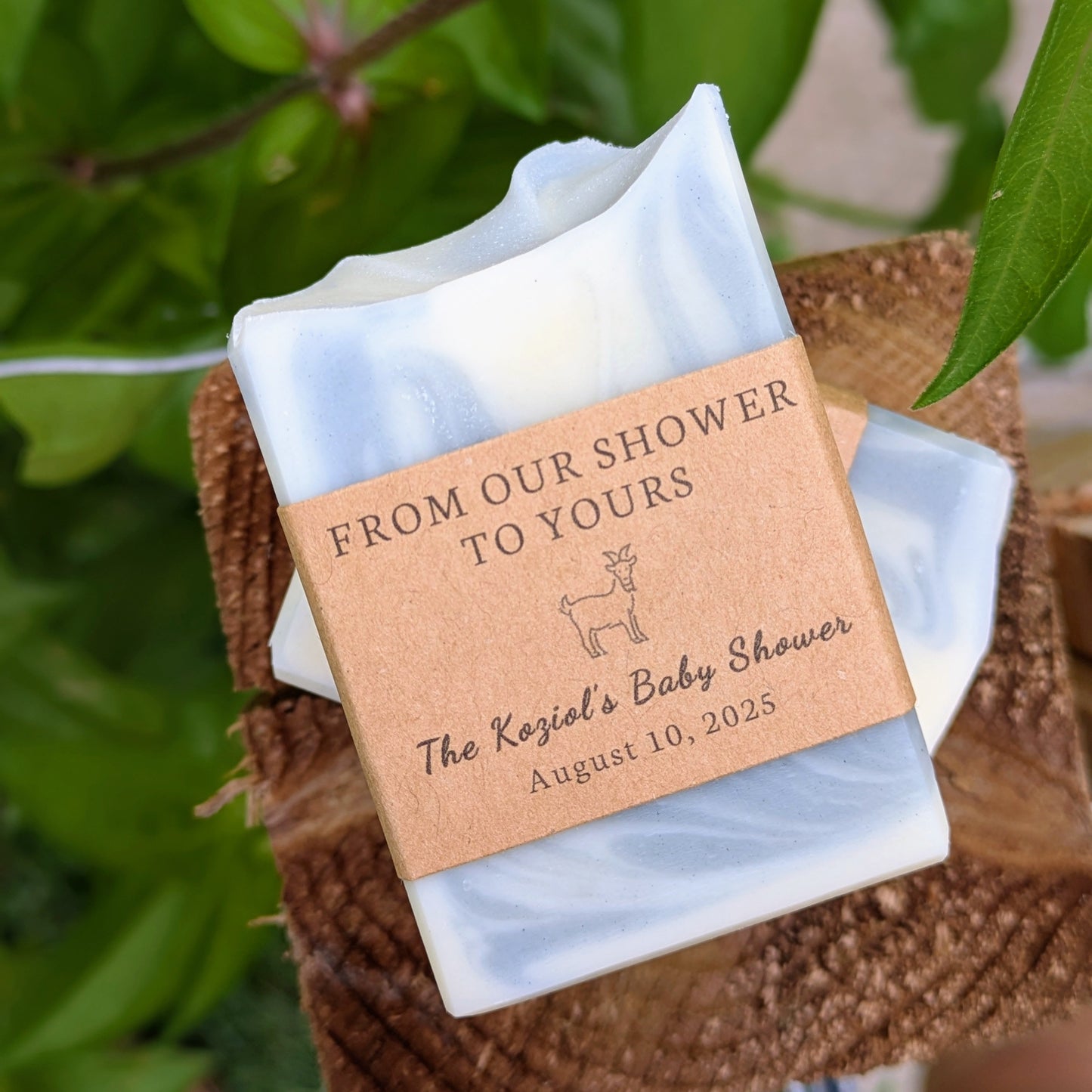 Soap Favors | Blue & Cream Coloured Soaps for Weddings, Baby Showers, Bridal Showers
