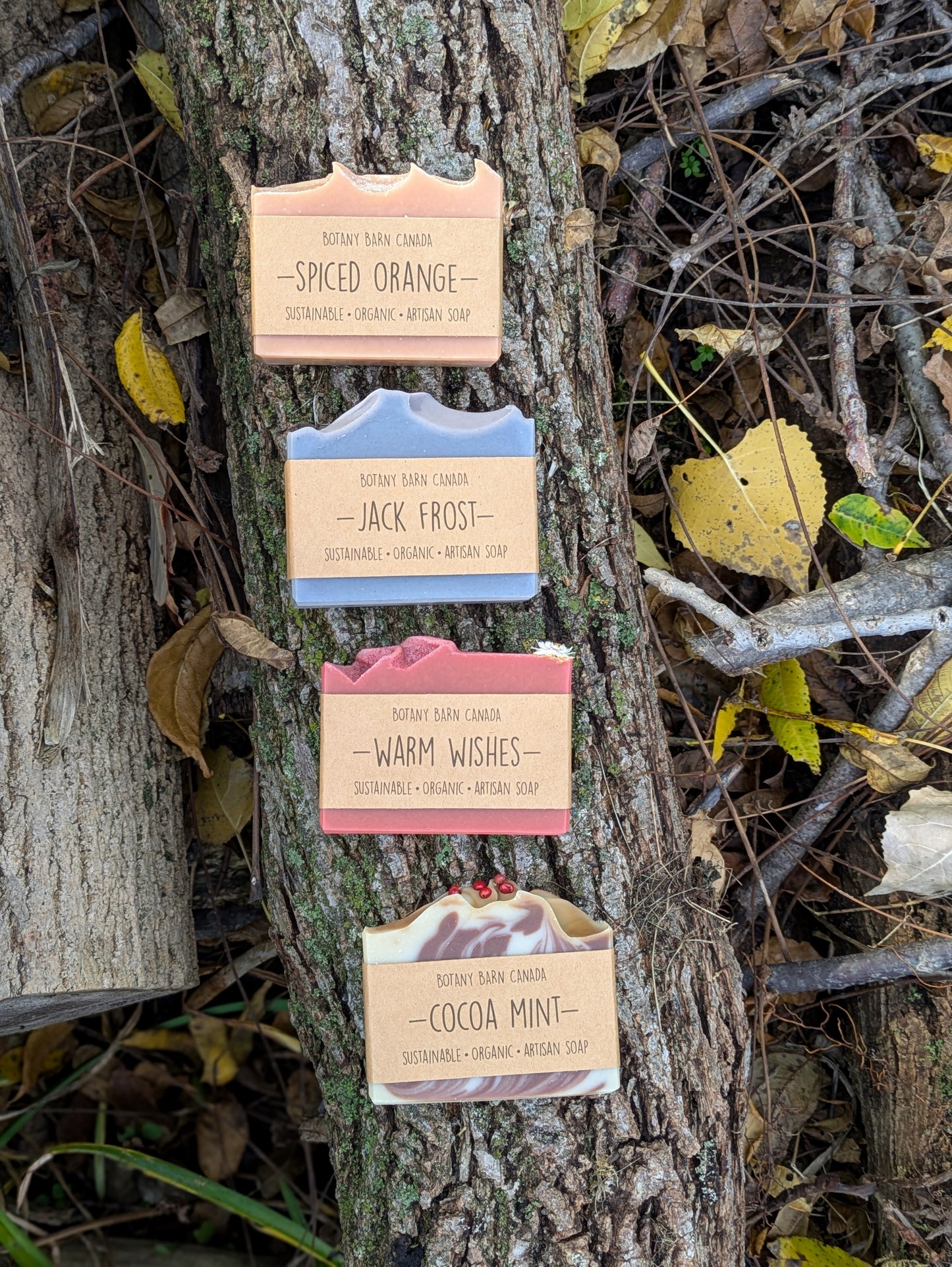 Natural Soap | COCOA MINT - Peppermint & Vanilla Holiday Soap