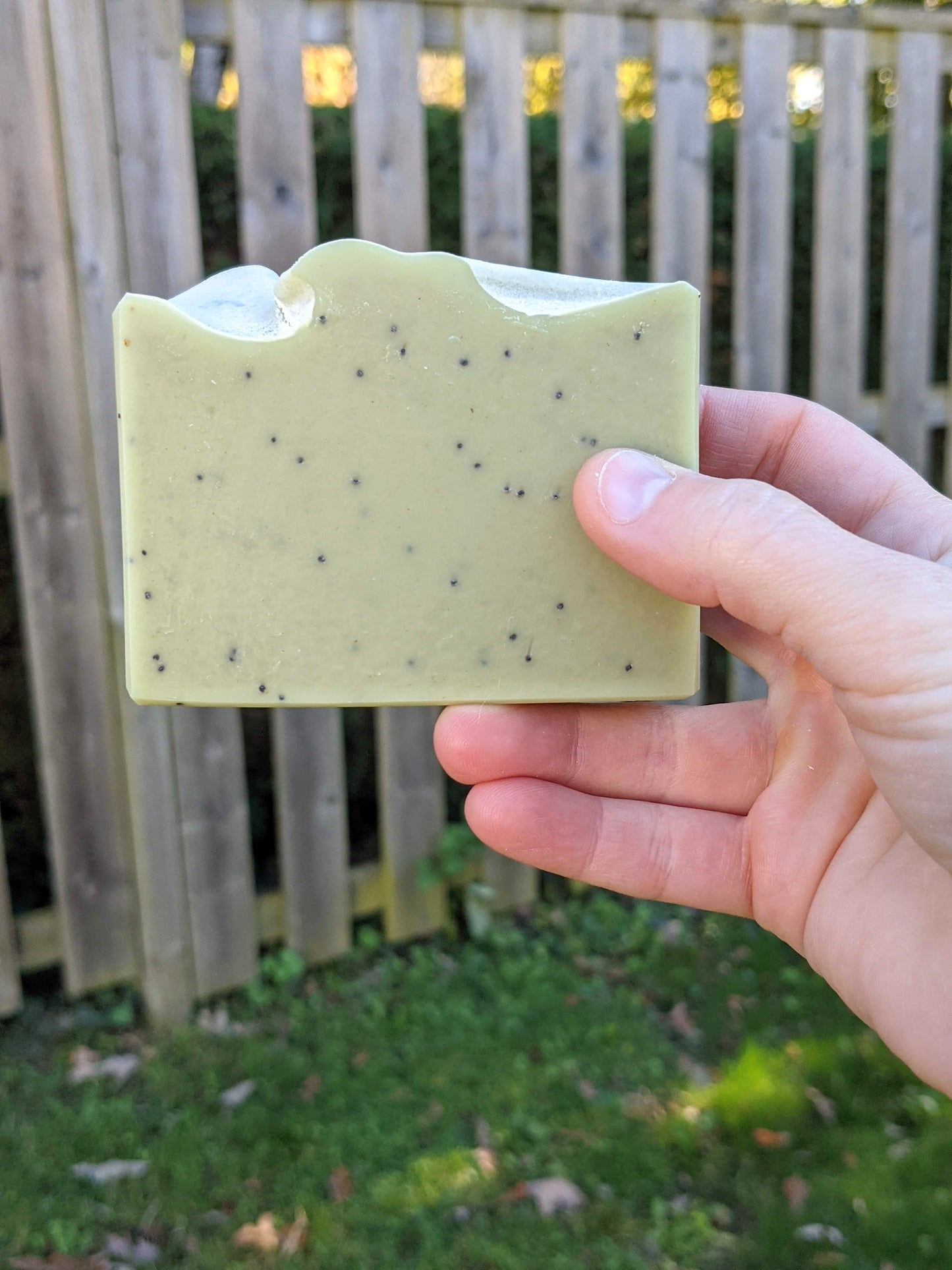Natural Soap | CUCUMBER MINT - Rosemary, Peppermint & Spearmint with Poppy Seeds