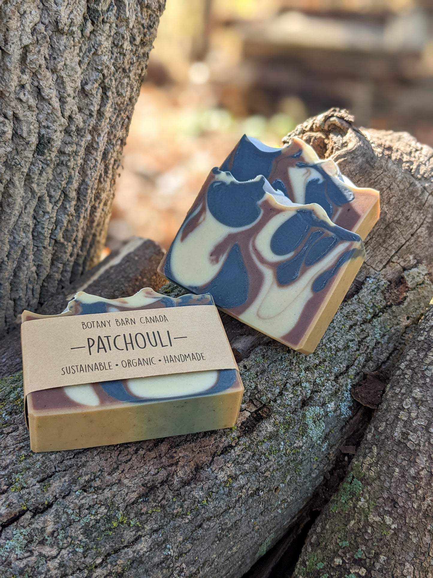 PATCHOULI - Jabón puro de pachulí con carbón y arcilla