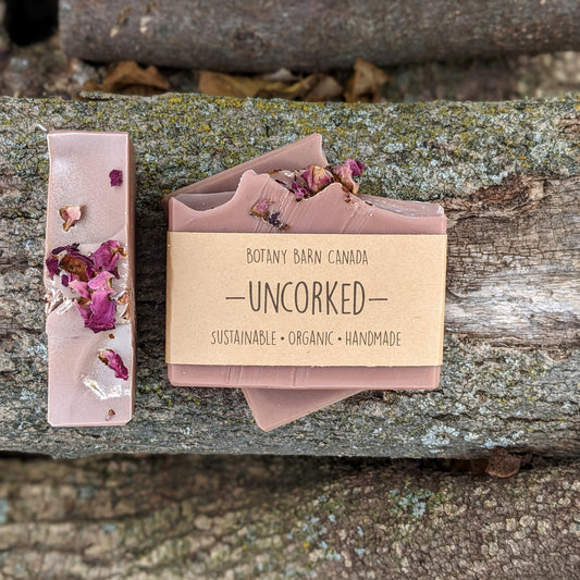 Natural Soap | UNCORKED - Red Wine, Red Clay & Cocoa Butter Soap