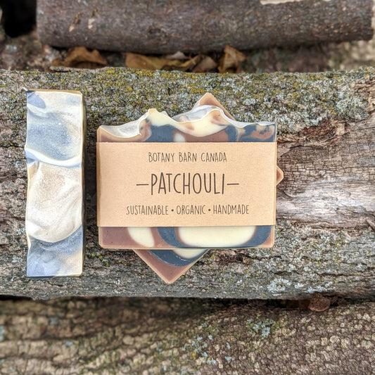 PATCHOULI - Jabón puro de pachulí con carbón y arcilla