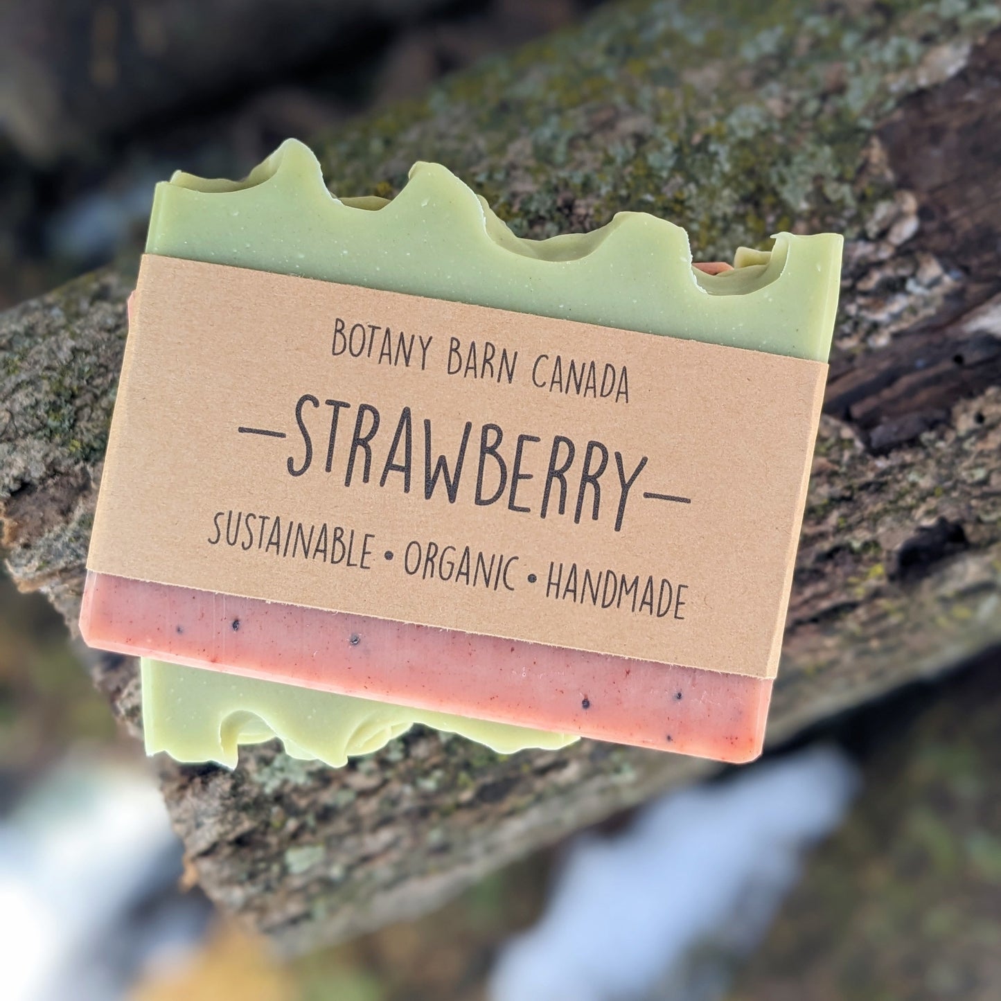 Natural Soap | STRAWBERRY - Orange, Lavender & Coconut Milk Soap