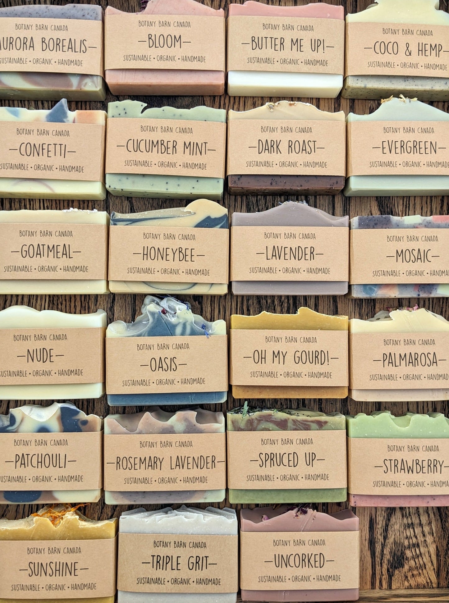 Holiday Spa Gift Box: Handmade Soap, Lotion Bar, Lip Balm, Washcloth & Bath Salts
