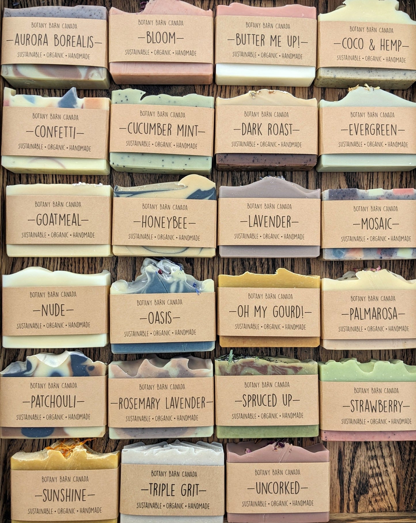 Organic Soaps with Custom Labels - Personalize Your Gift Message!