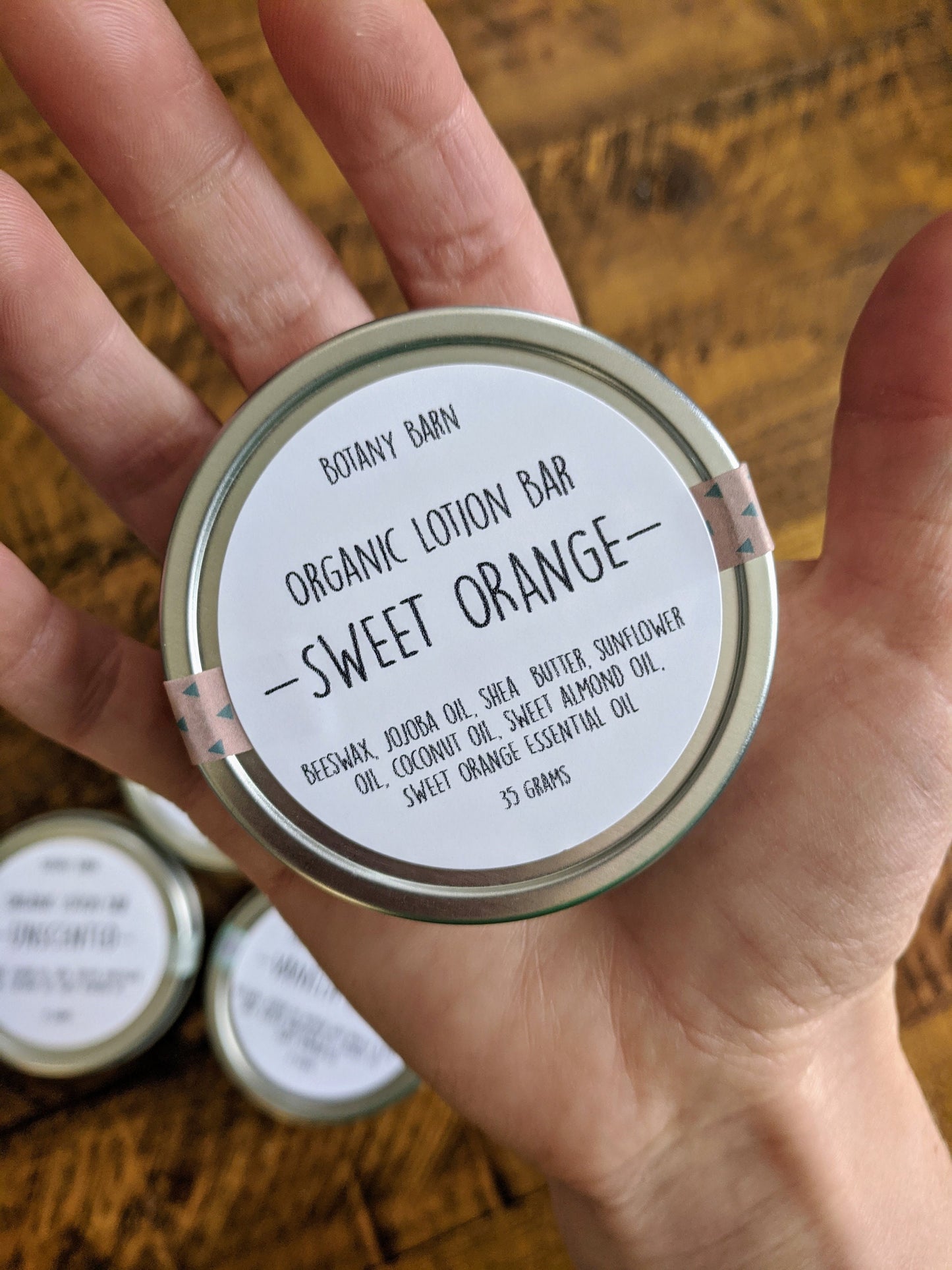 Organic Solid Lotion Bar | Choose From Four Scents