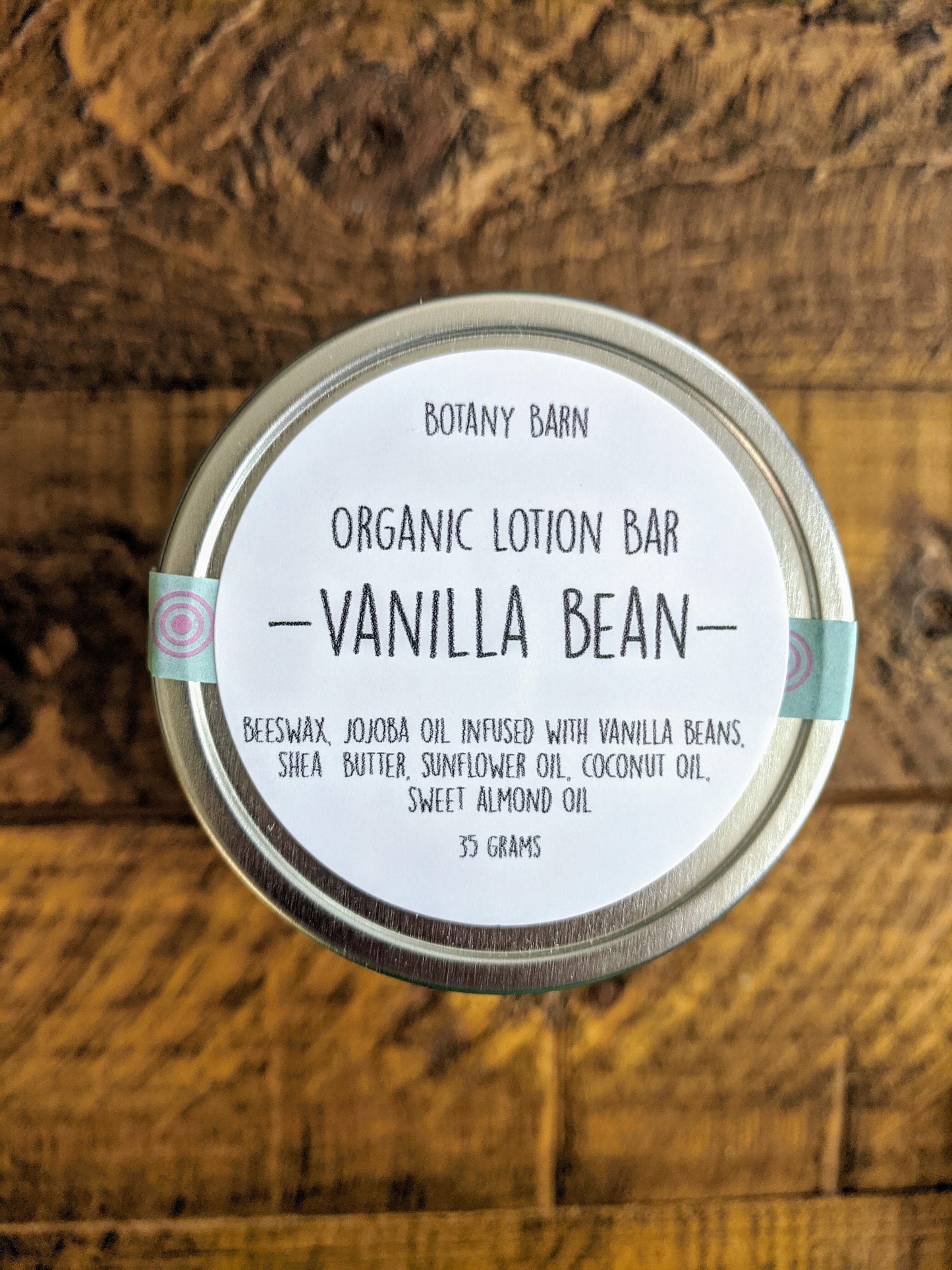 Organic Solid Lotion Bar | Choose From Four Scents