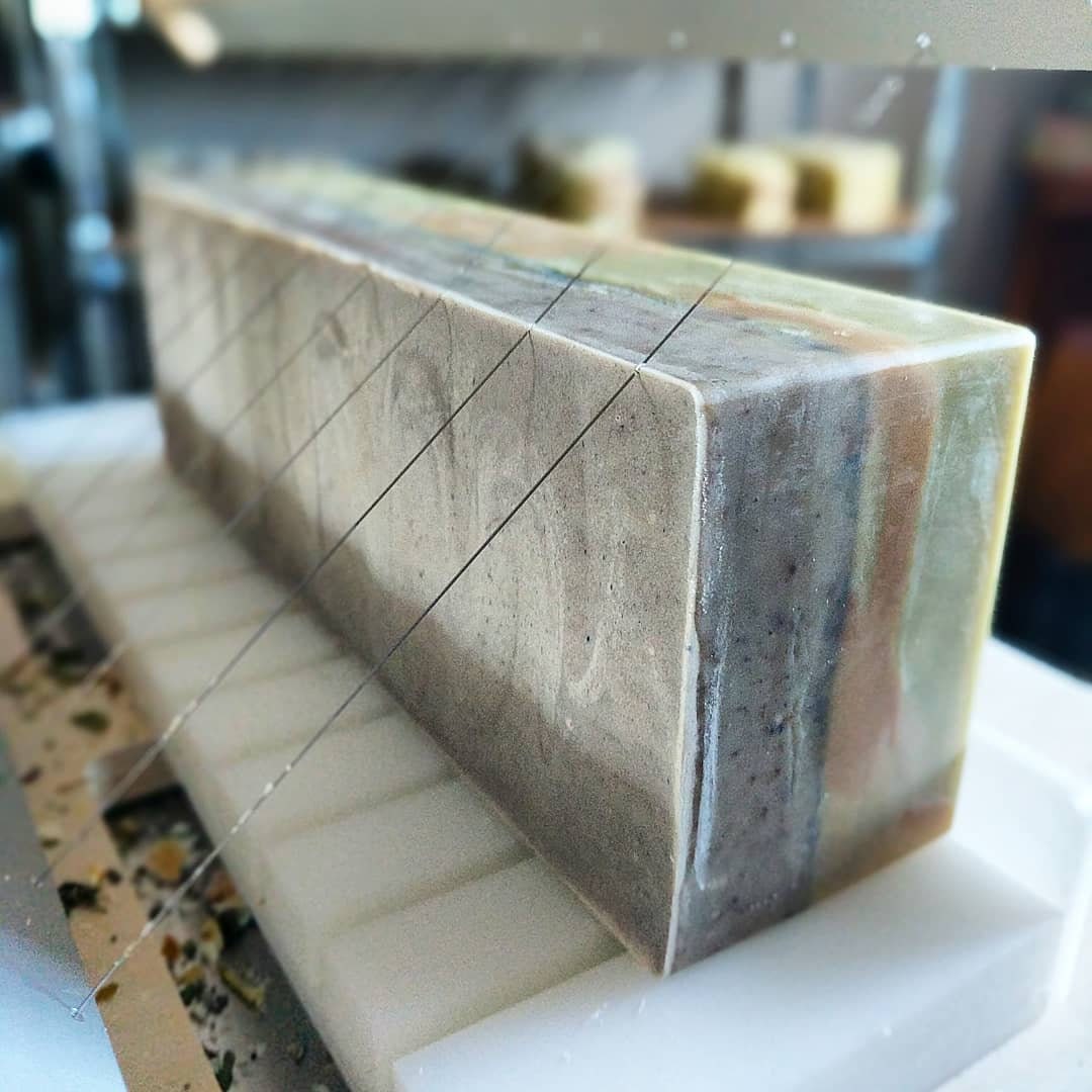 Natural Soap | AURORA BOREALIS - Lavender & Patchouli Hemp Soap