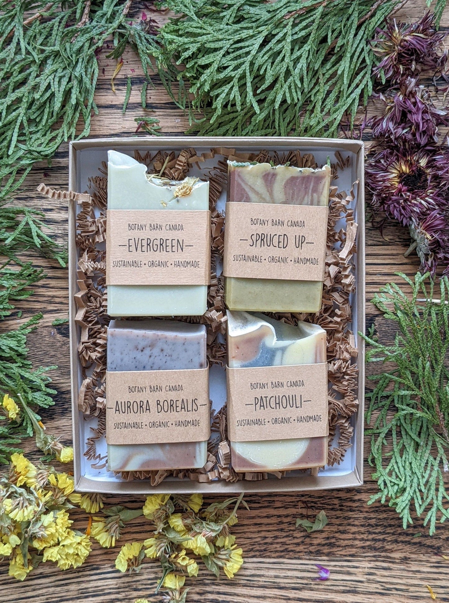 Gift Set of 4 Mini Organic Soaps